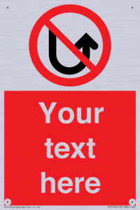 Custom prohibition No u turns